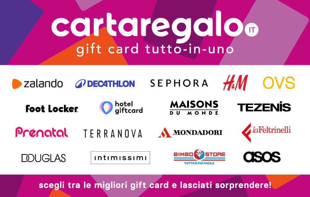 De lokale keuze cadeaukaart voor Italië