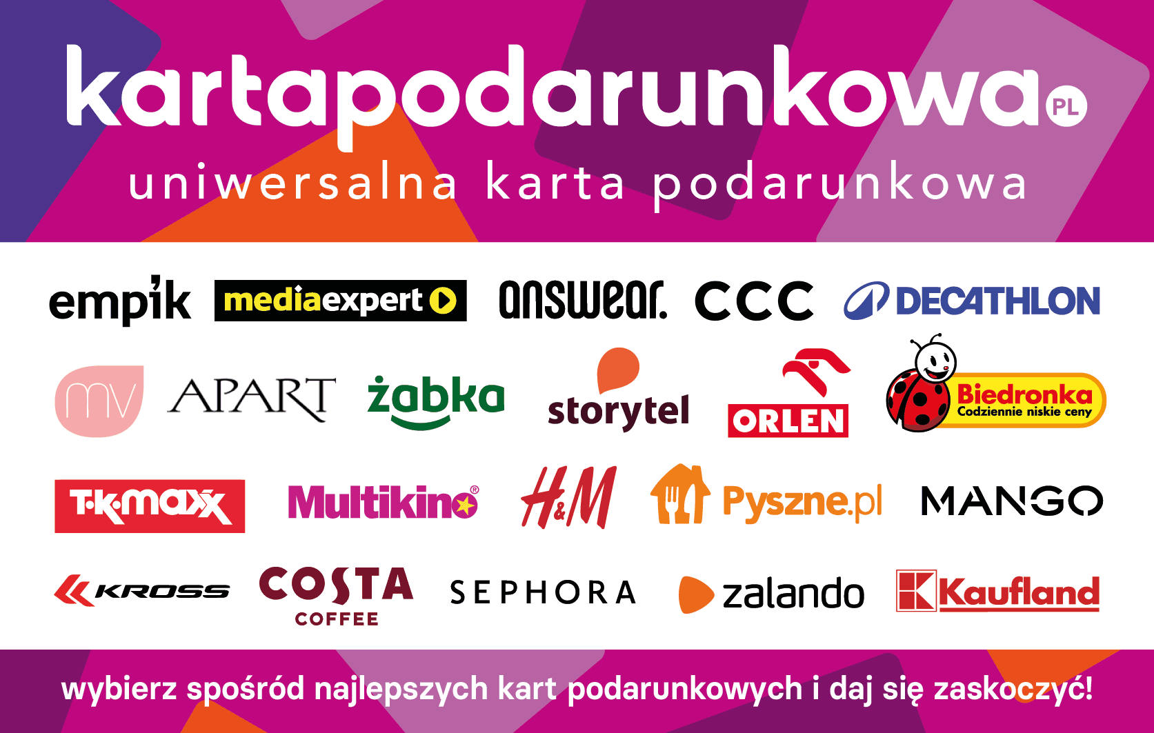 De lokale keuze cadeaukaart voor Polen