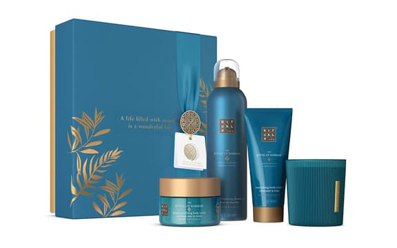 Rituals-cadeauset The Ritual of Hammam met showergel, bodycrème, scrub en kaars